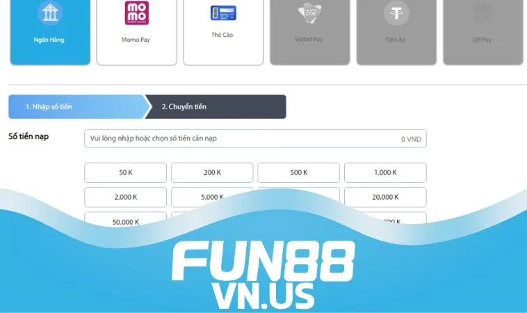 Lưu ý cần nắm khi nạp tiền tại nhà cái FUN88 Lưu ý cần nắm khi nạp tiền tại nhà cái FUN88